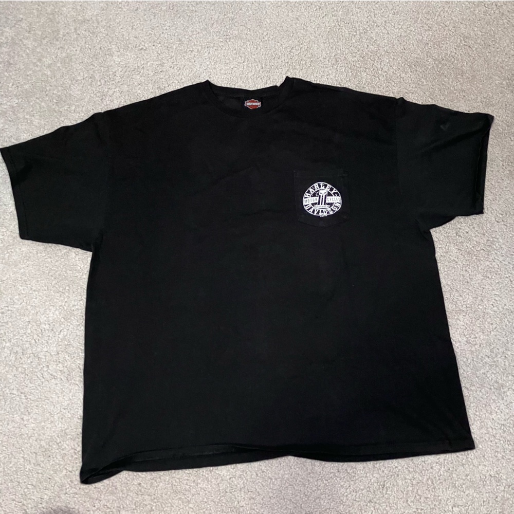 Harley-Davidson Charcoal Pocket Tee